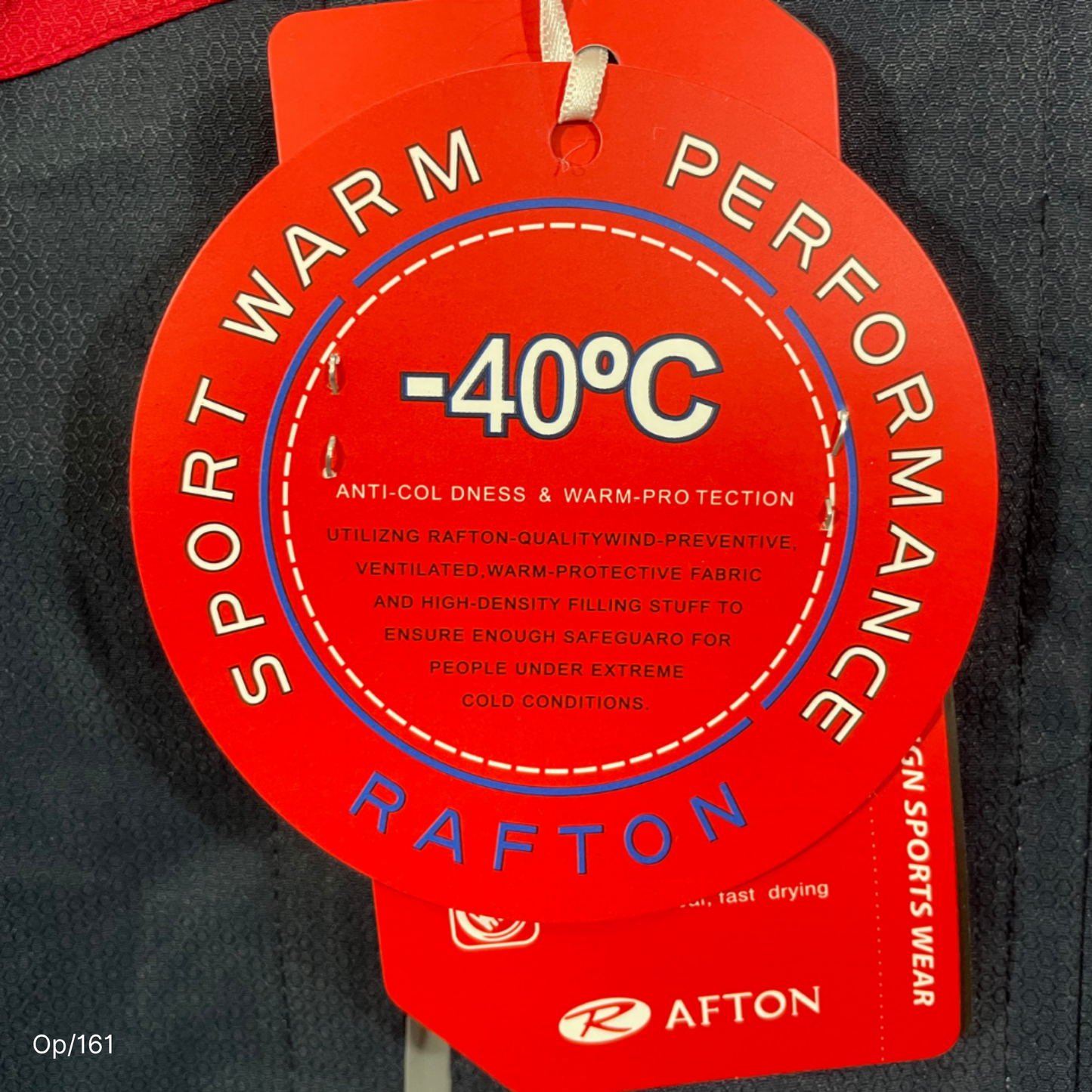 Parka Rafton de Montaña Nueva Negro/Rojo de Hombre.