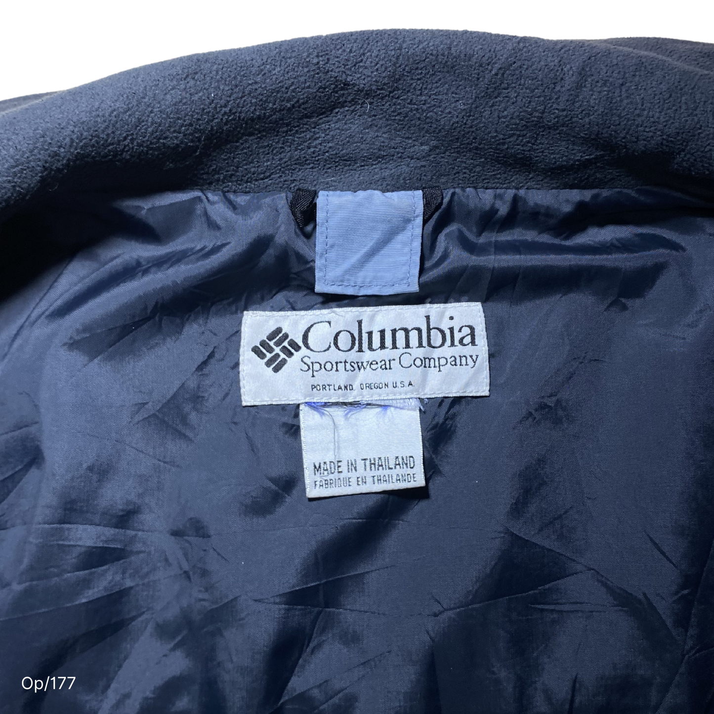 Parka Columbia Gris Claro y Oscuro de Hombre Talla L.