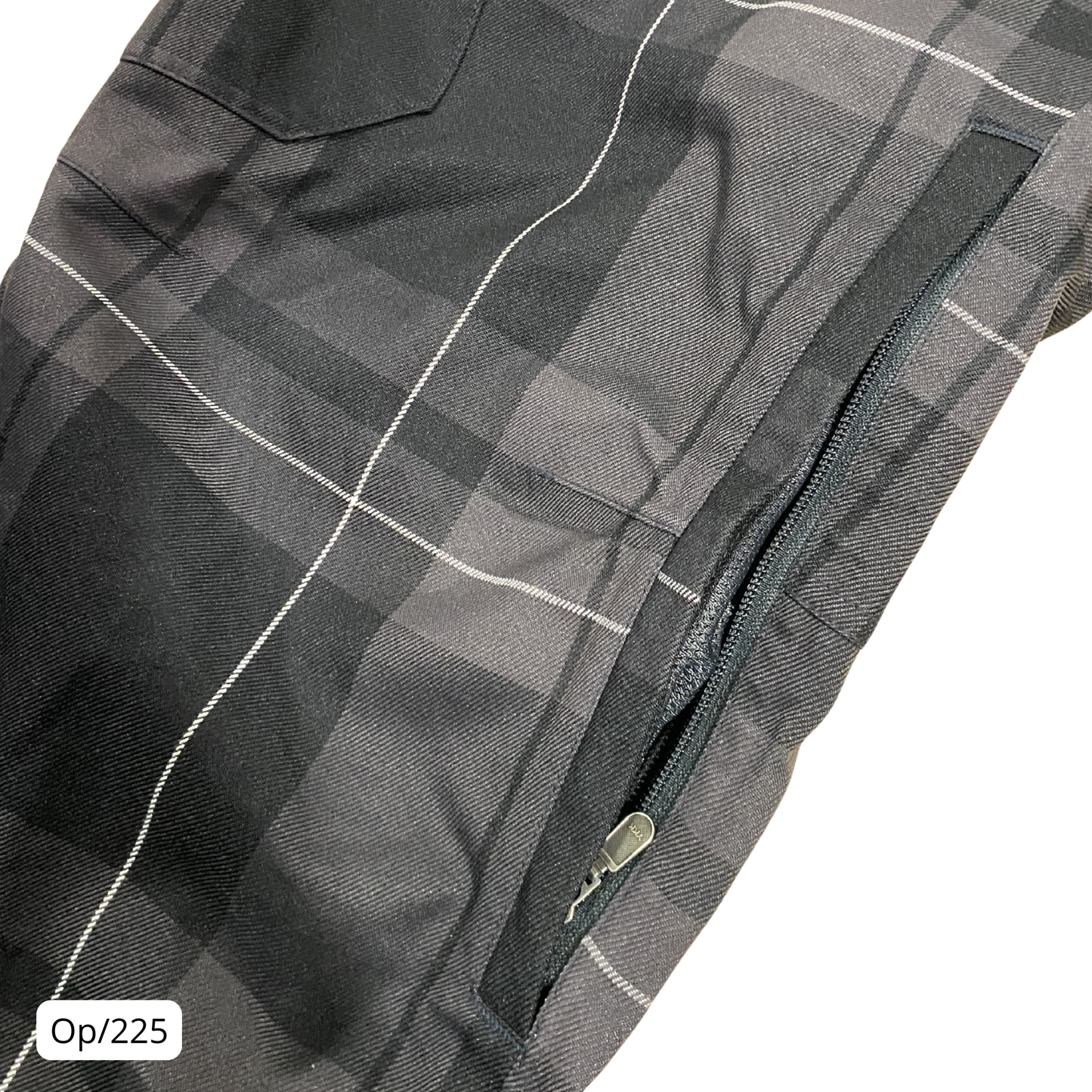 Pantalón Ski Bonfire Negro con Líneas Blancas de Hombre Talla 48