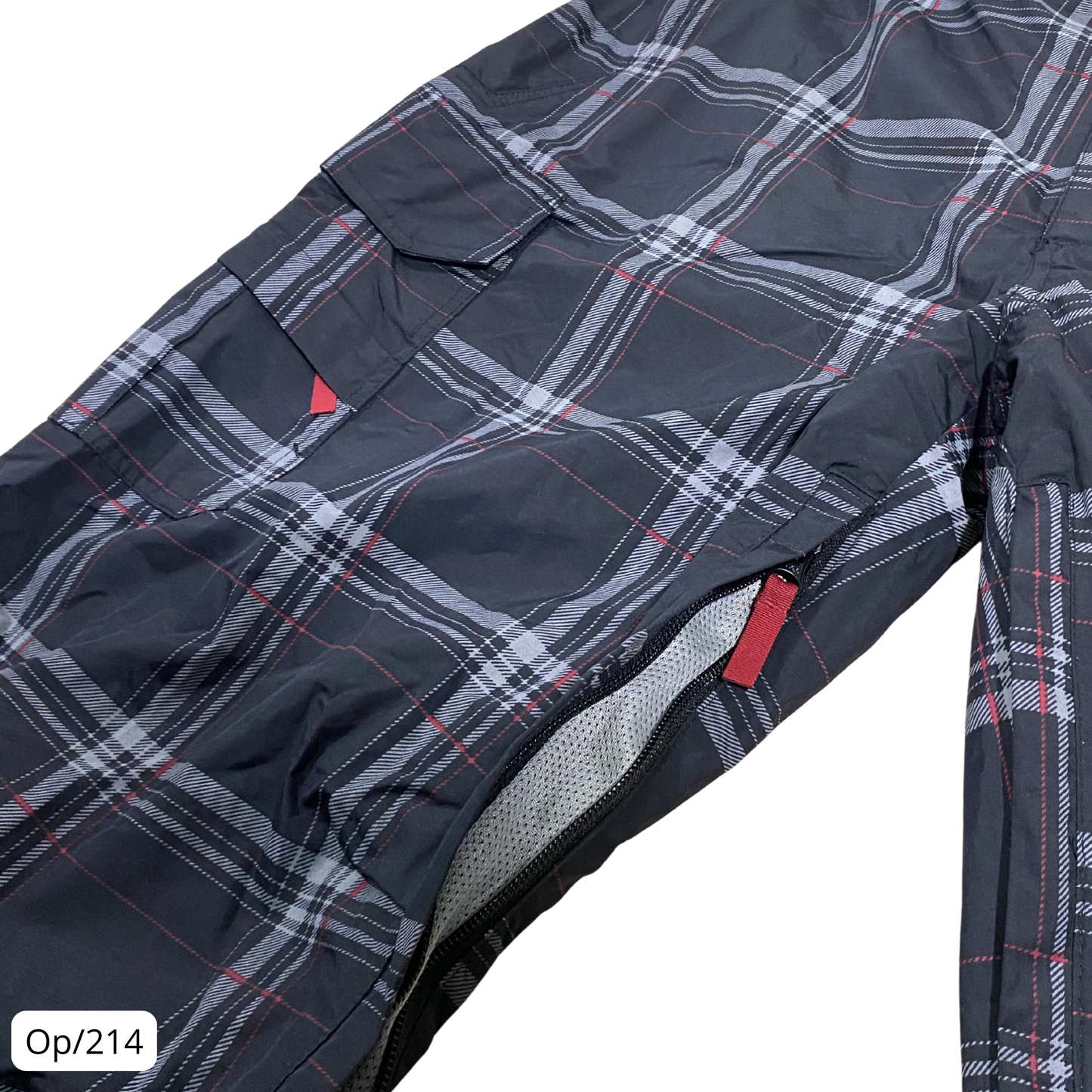 Pantalón Ski Negro con Blanco y Rojo Hombre Ripzone Talla 50