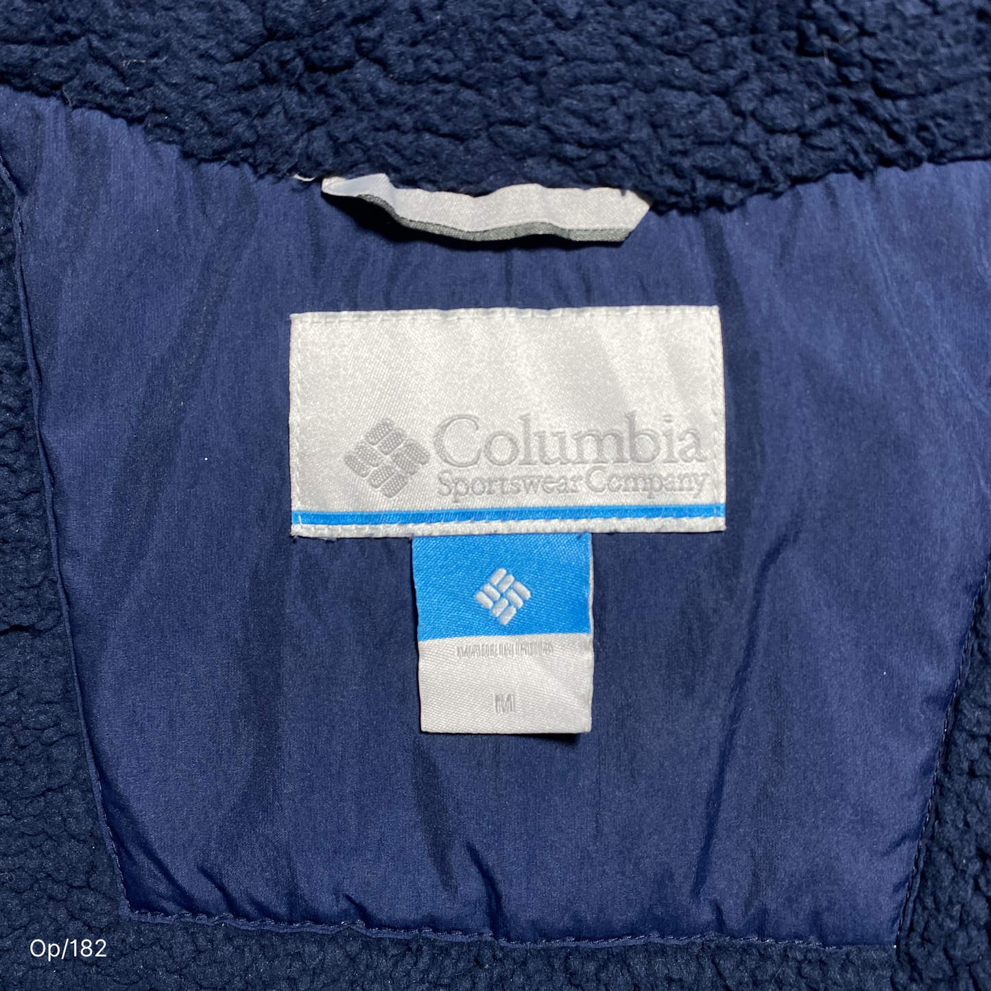 Parka Columbia Azul Marino de Hombre Talla M.