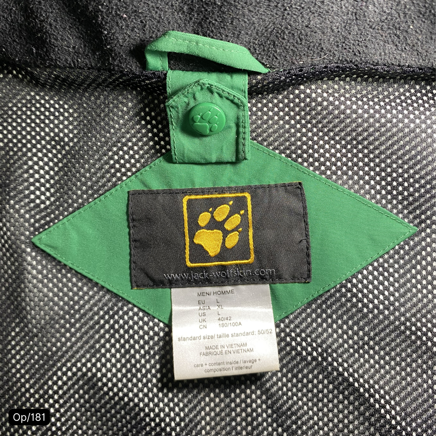Parka Jack Wolfskin Verde de Hombre Talla L.