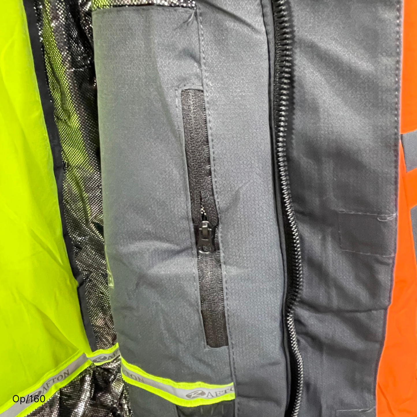 Parka Rafton de Montaña Nueva Negro/Naranjo de Hombre.