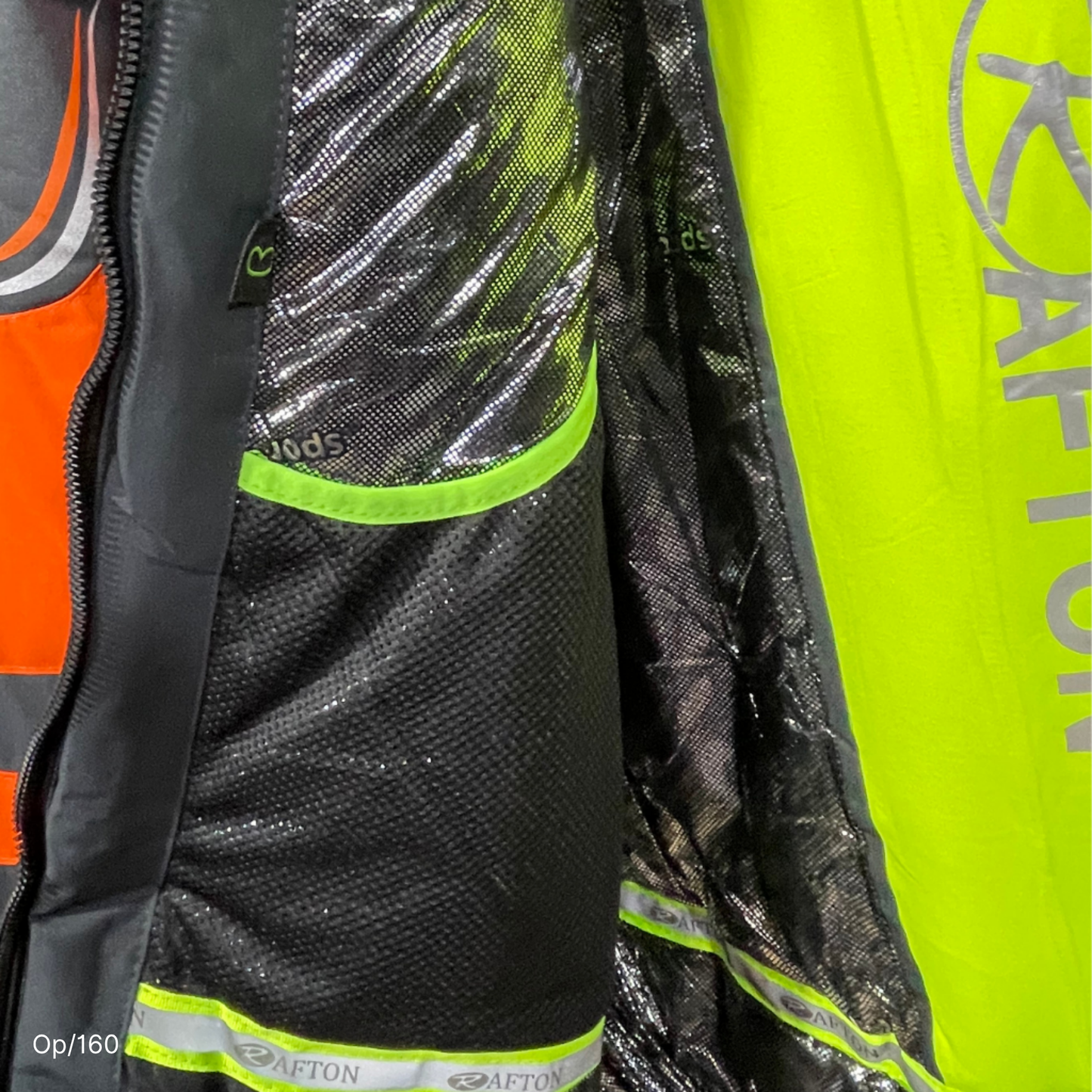Parka Rafton de Montaña Nueva Negro/Naranjo de Hombre.