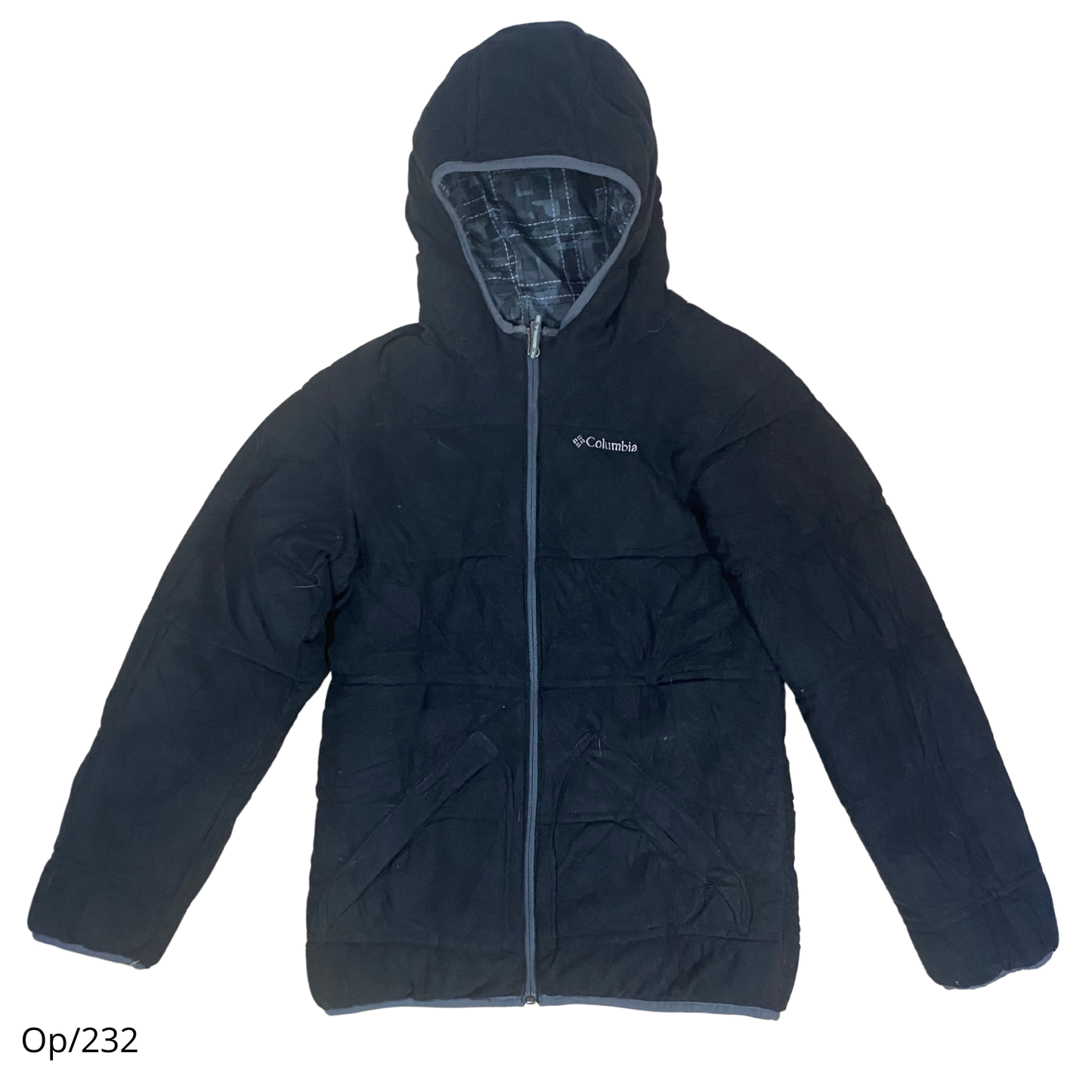 Parka Columbia Gris Juvenil Talla S