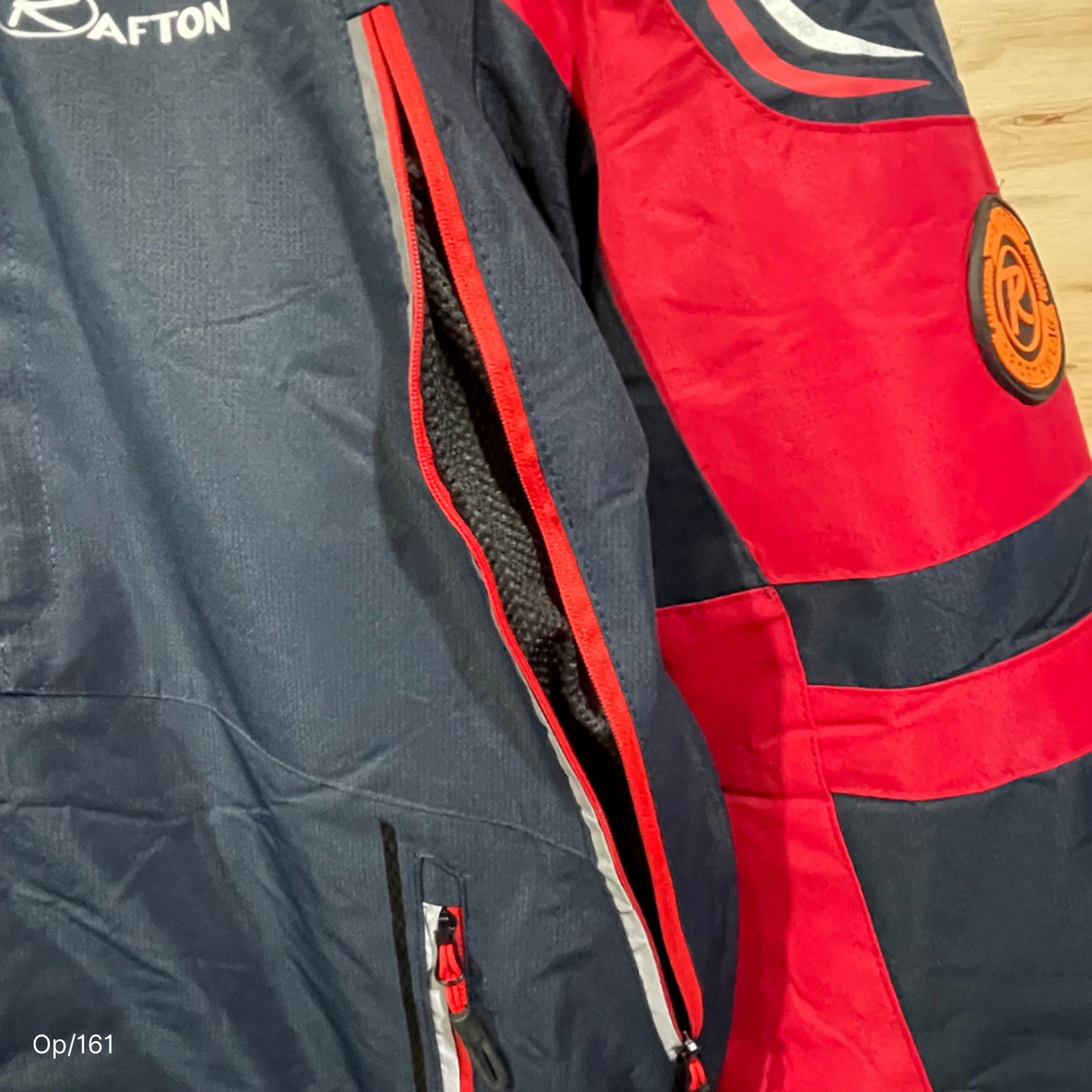 Parka Rafton de Montaña Nueva Negro/Rojo de Hombre.